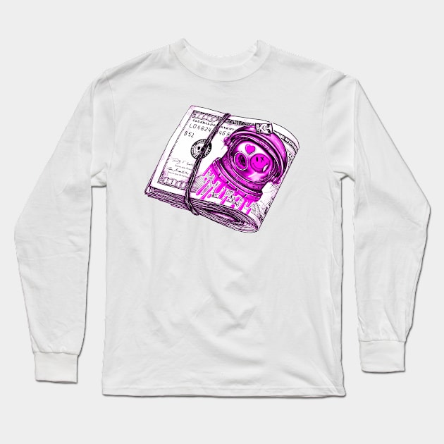 Astronaut Long Sleeve T-Shirt by fakeface